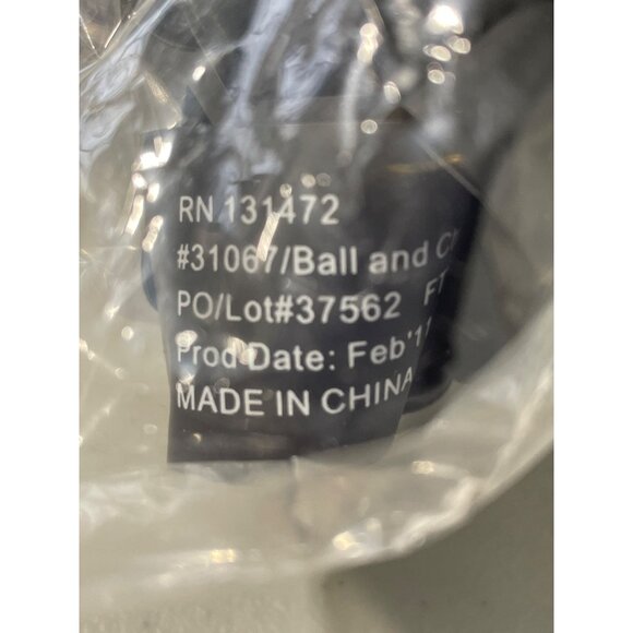 Police Force Ball and Chain Forum Novelties Ages 14+ Black Plastic Toy Prop NEW - Picture 4 of 6